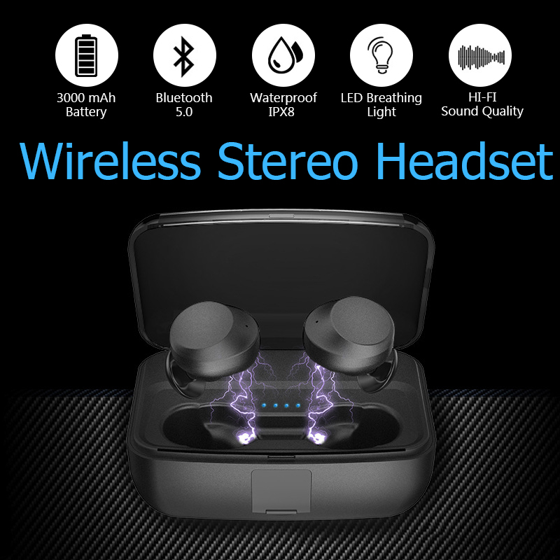 bluetooth-50-YS-TWS-True-Wireless-Earphone-IPX8-Waterproof-Headphone-with-3000mAh-Charging-Box-1379944-2