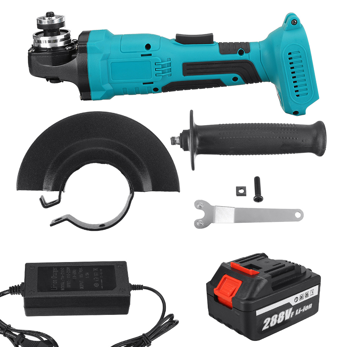 100125mm-Brushless-Cordless-Angle-Grinder-Polisher-Cutting-Tool-W-None12-Battery-For-Makita-1867833-7