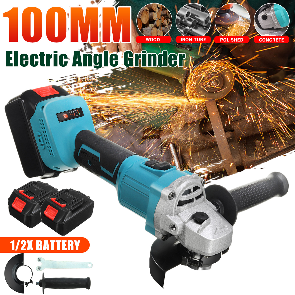 100mm-Brushless-Cordless-Angle-Grinder-3-Gears-Polishing-Grinding-Cutting-Tool-With-Battery-Also-For-1858791-2