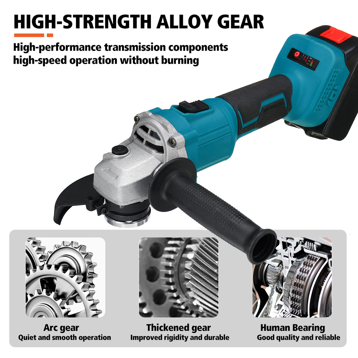 100mm-Brushless-Cordless-Angle-Grinder-3-Gears-Polishing-Grinding-Cutting-Tool-With-Battery-Also-For-1858791-6