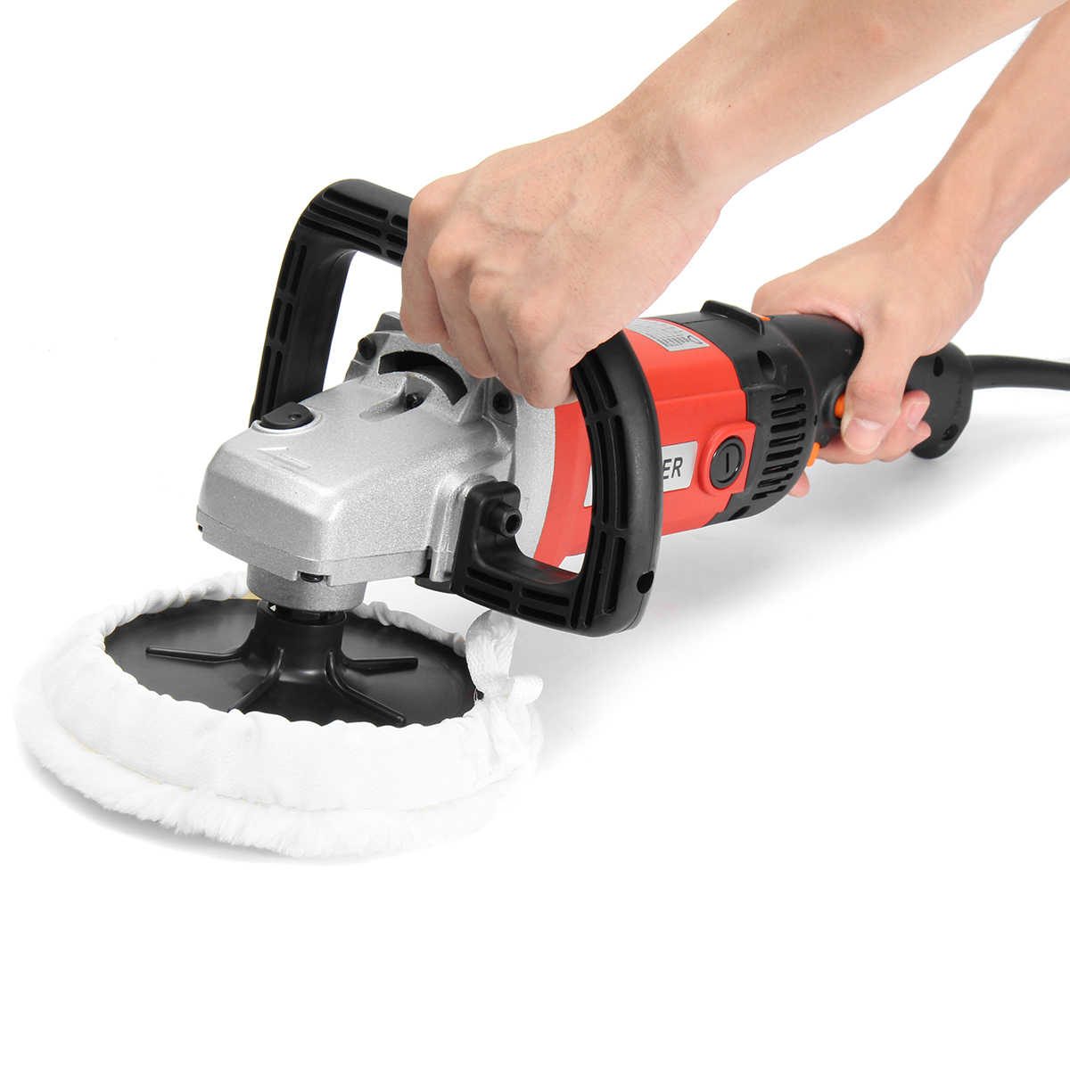 110V-US220V-AU-Plug-1400W-7quot-Electric-6-Variable-Speed-Polisher-Buffer-Waxer-Sander-1195228-2