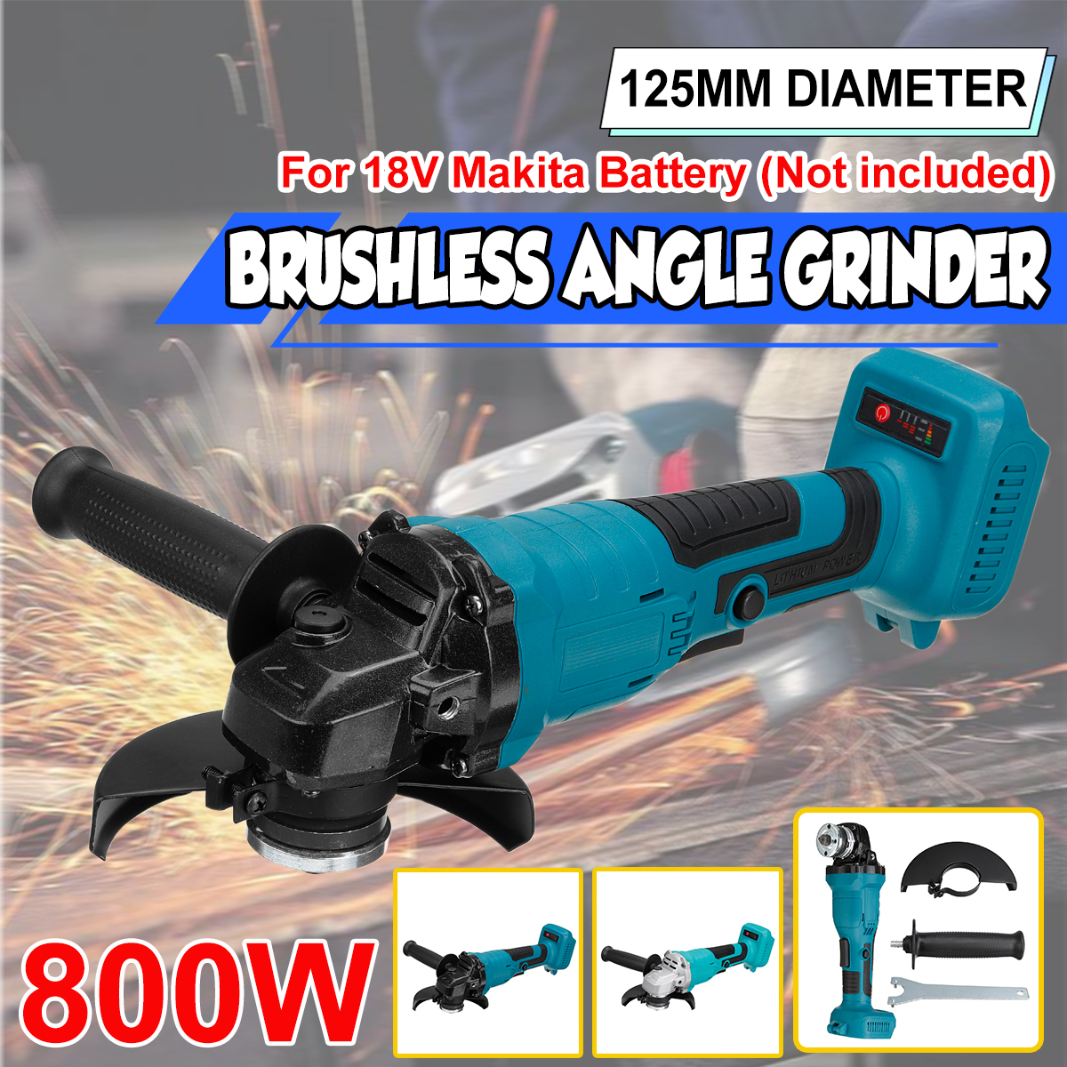 125mm-11000rpm-Brushless-Angle-Grinder-Polishing-Machine-Sander-Cutting-Tool-For-Makita-18V-Battery-1765728-2