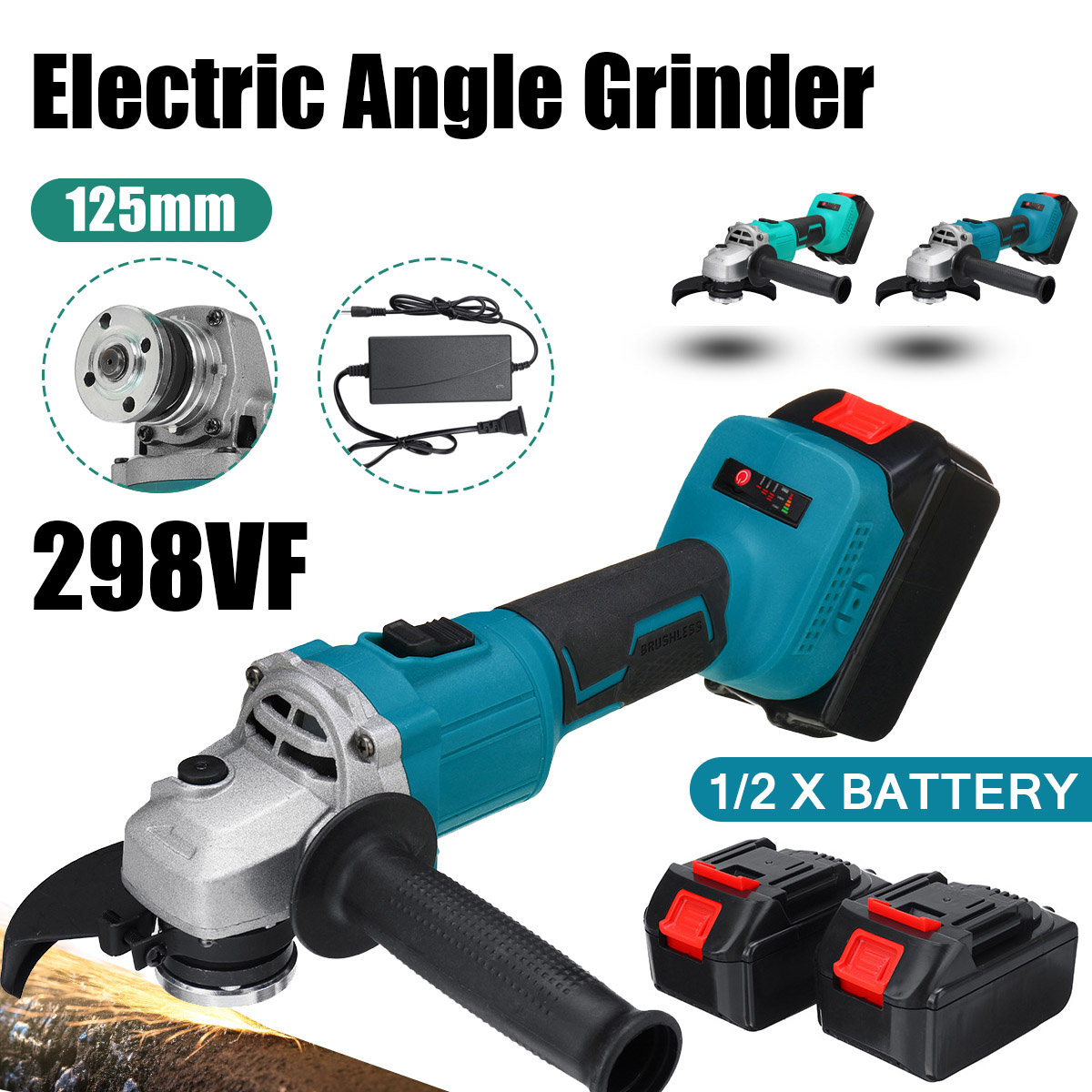 125mm-Brushless-Cordless-Angle-Grinder-3-Gears-Polishing-Grinding-Cutting-Tool-With-Battery-Also-For-1858837-1