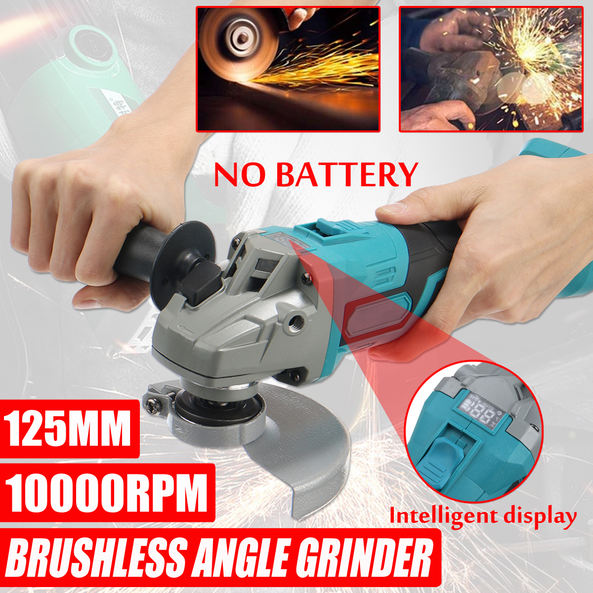 125mm-Brushless-Cordless-Angle-Grinder-Polishing-Cutting-Machine-Adapted-to-18V-Makita-Battery-1628299-2