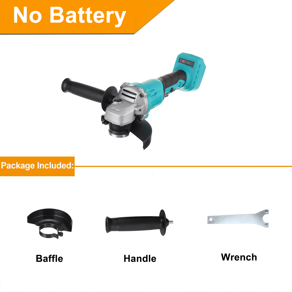 125mm18V-Cordless-Brushless-Angle-Grinder-Woodworking-Tool-For-Makita-Battery-1713408-14