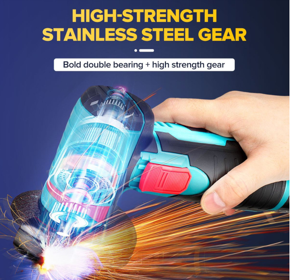 12V-300W-Compact-Brushless-Cordless-Angle-Grinder-Polishing-Machine-19500-rpm-Diamond-Cutting-Power--1821260-2