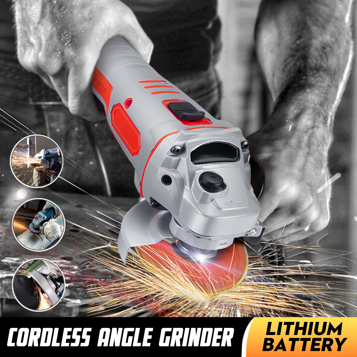 188VF218VF-Brushless-Cordless-Electric-Angle-Grinder-Power-Polishing-Cutting-Machine-W-1-or-2-Li-ion-1453034-2