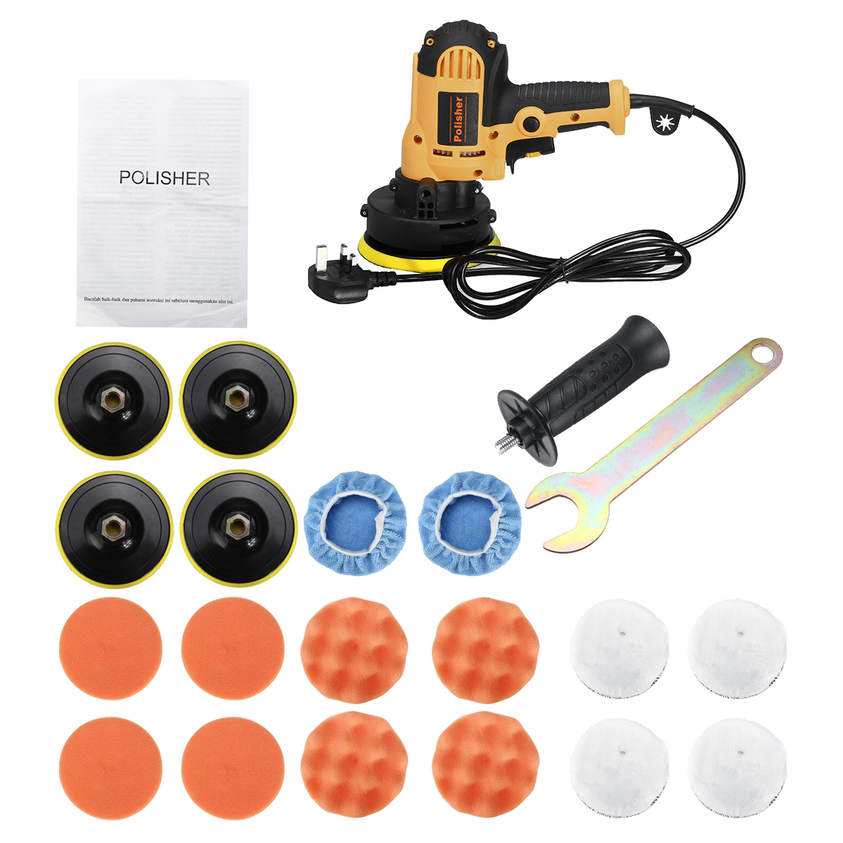 20pcs-5quot-700W-Car-Electric-Polisher-Polishing-Tool-Wax-Machine-Buffer-Sander-1836538-10