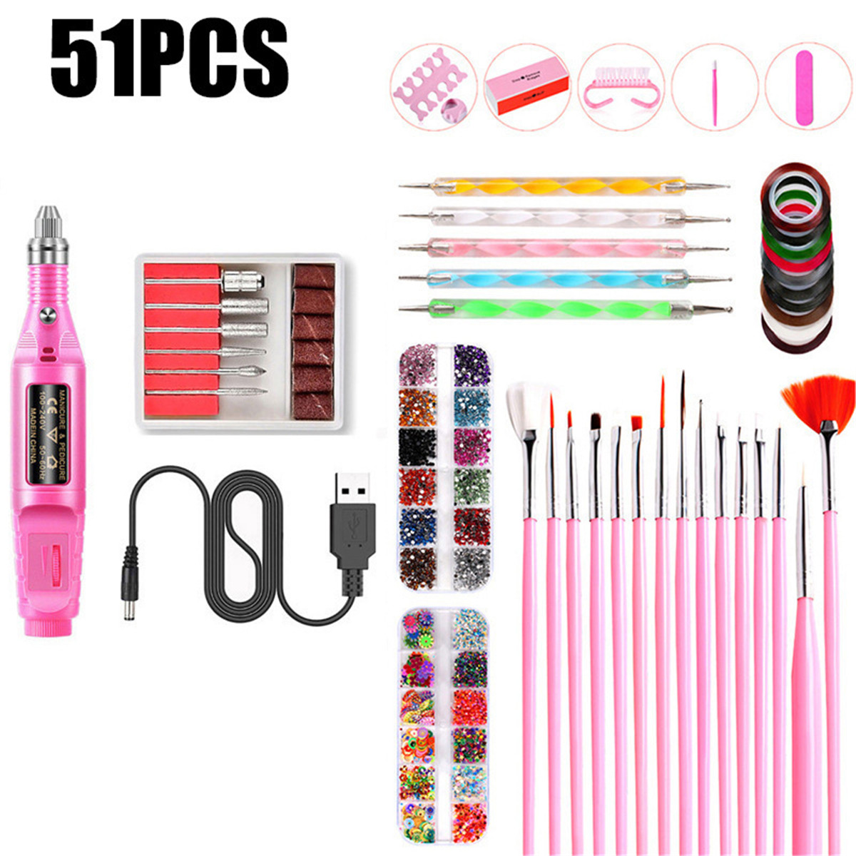 214425156pcs-Electric-Nail-File-Art-Drill-Pen-Kit-Professional-Pedicure-Manicure-Polisher-Tool-1753881-9