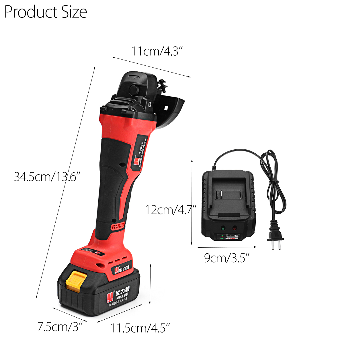 21V-30Ah-Li-ion-Battery-Rechargable-Cordless-Brushless-Grinder-Disc-Grinding-Polishing-Machine-1318801-10