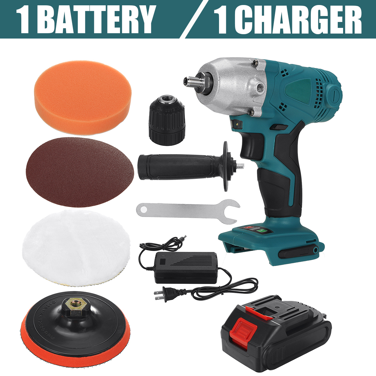 2800rmin-Speed-Regulated-2In1-Cordless-Electric-Drill-Polisher-15Ah-Battery-Car-Repair-Polisher-Dril-1889958-3
