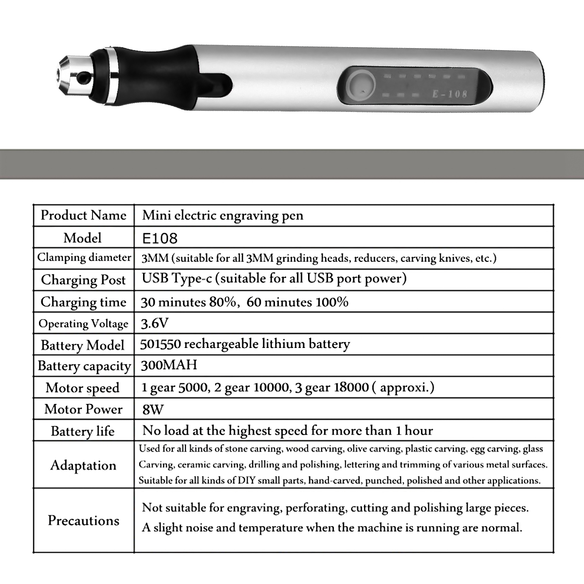 3-Speeds-Electric-Grinder-Engraving-Pen-For-Sanding-Grinding-Polishing-Stainless-Steel-Stone-Glass-W-1804219-10