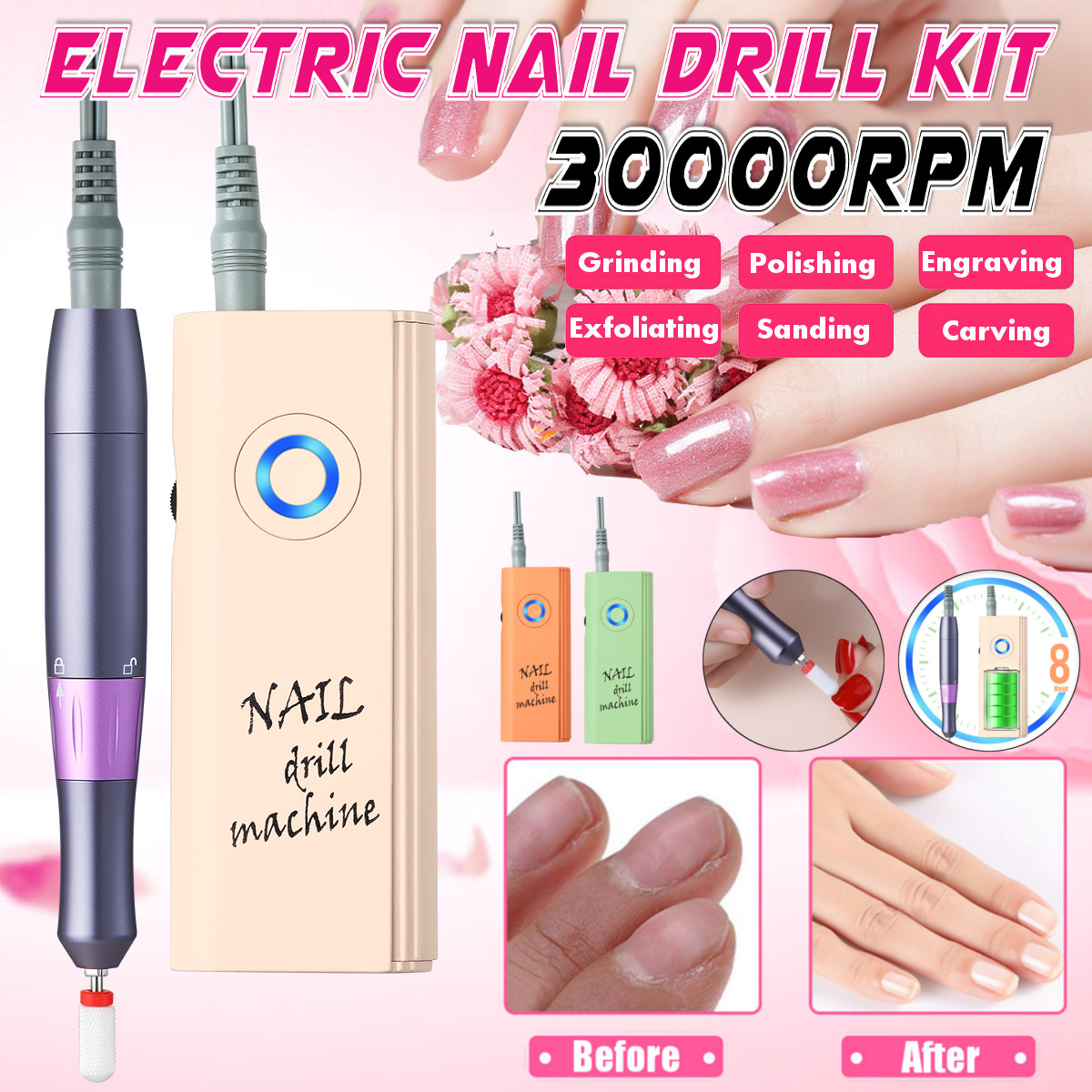 30000RPM-Portable-Mini-Electric-Polisher-Nail-Drill-File-Manicure-Tools-Kit-Grinding-Machine-1789815-1