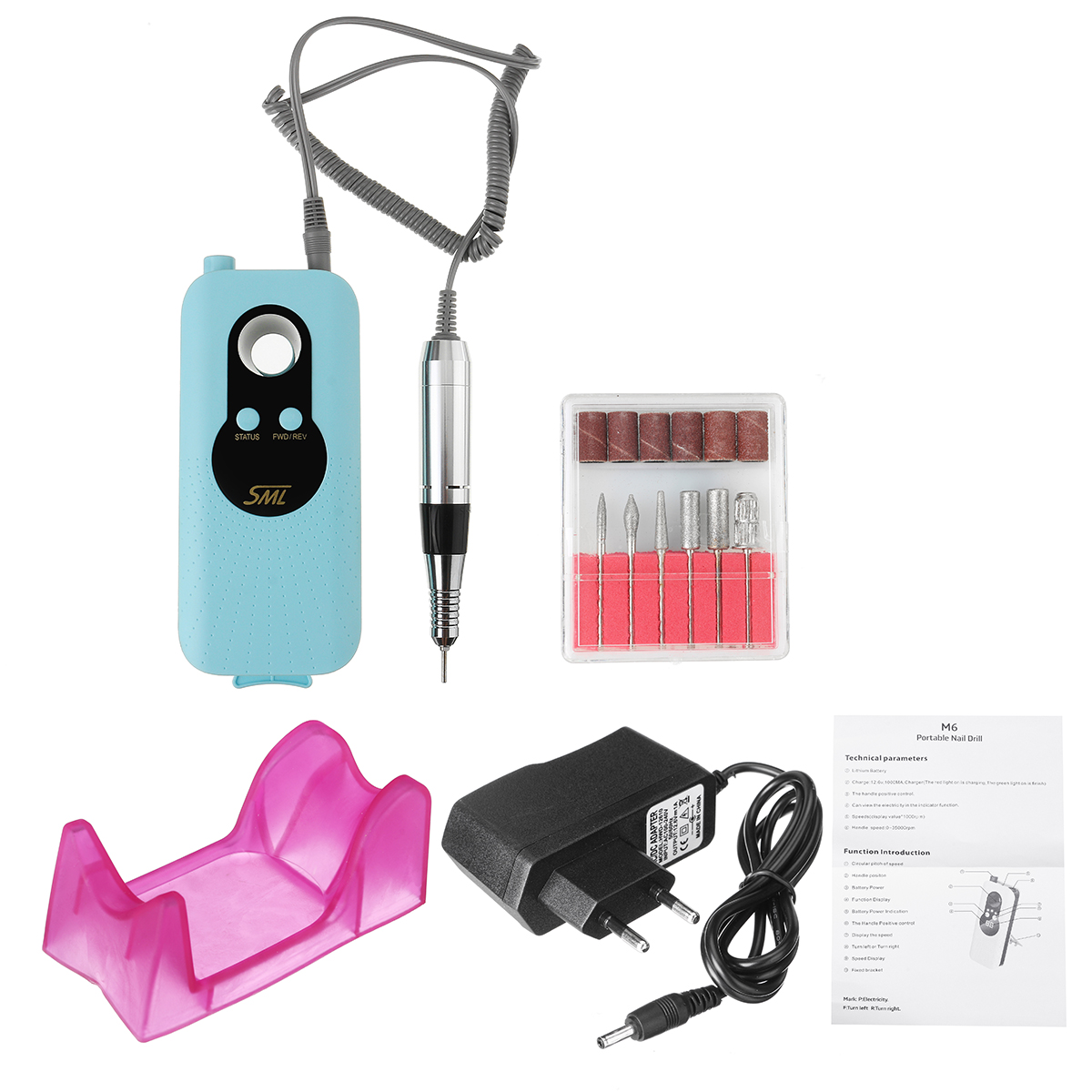 35000RPM-Electric-Nail-Drill-Machine-Portable-Rechargeable-Manicure-Pedicure-Machine-1606671-2