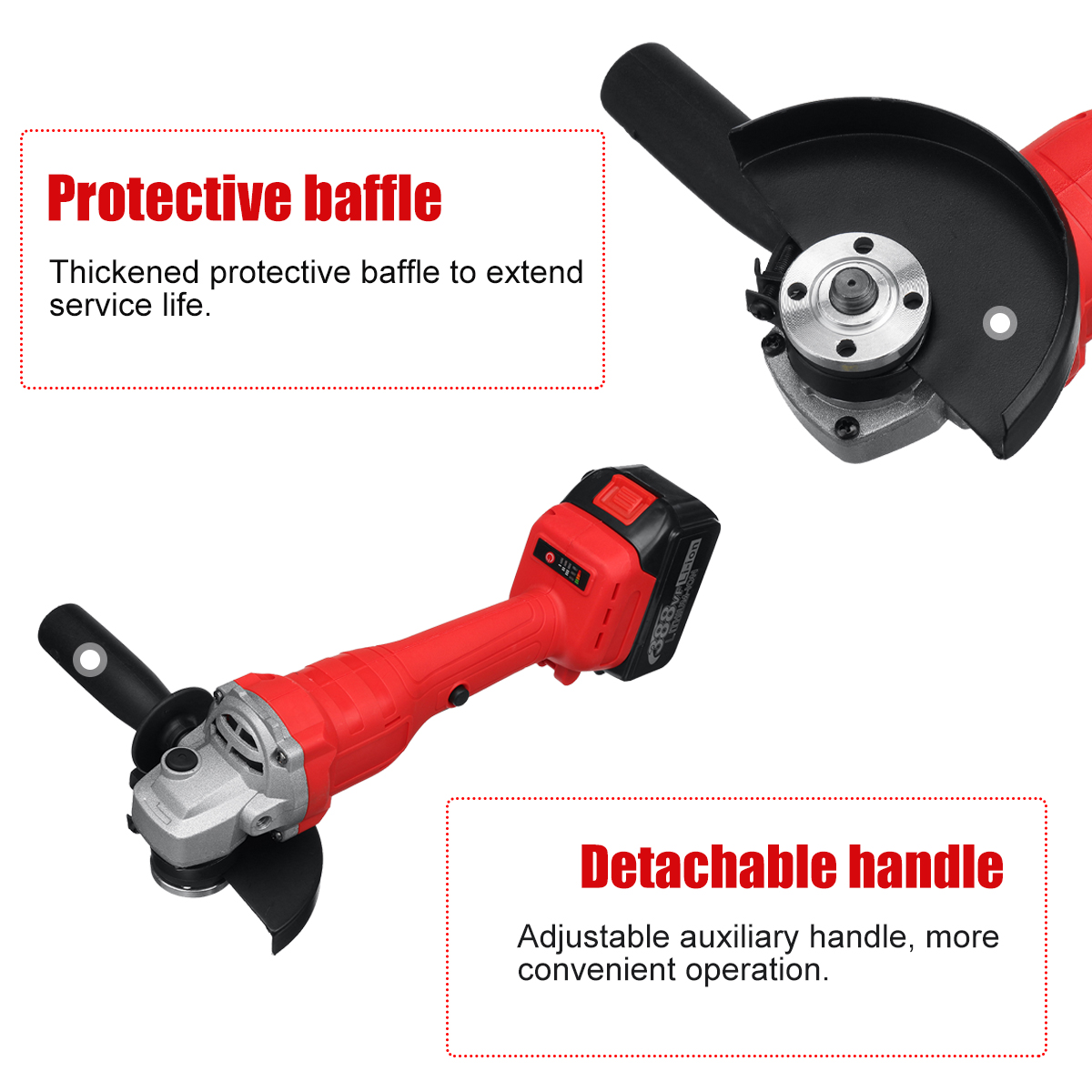 388VF-125MM-1500W-Cordless-Brushless-Angle-Grinder-Electric-Polisher-W-None12-Battery-Cutting-Sand-D-1879534-4