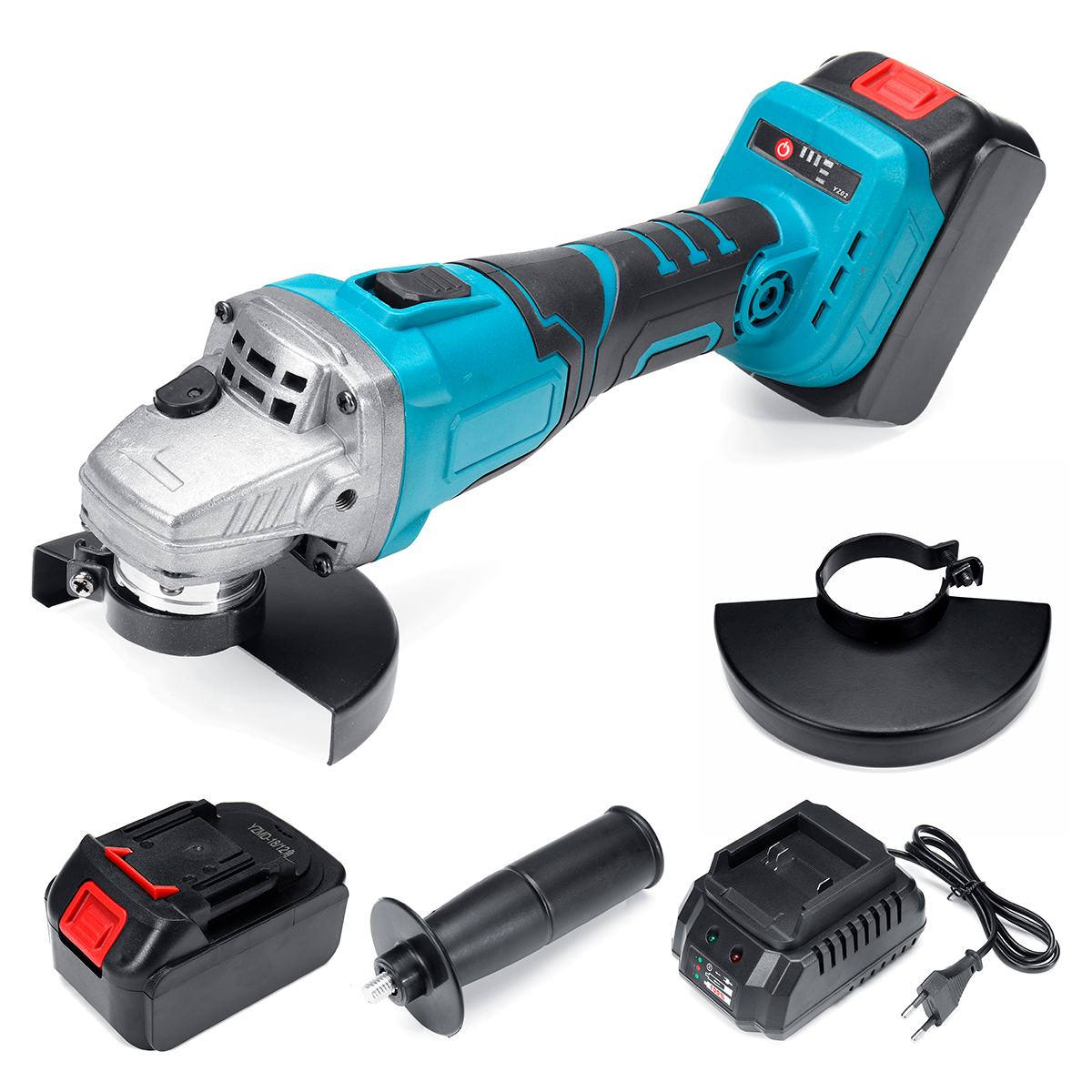 40V-128TV-29800mA-Electric-Angle-Grinder-Cordless-Grinding-Machine-Power-Cutting-Tool-Set-1518610-5