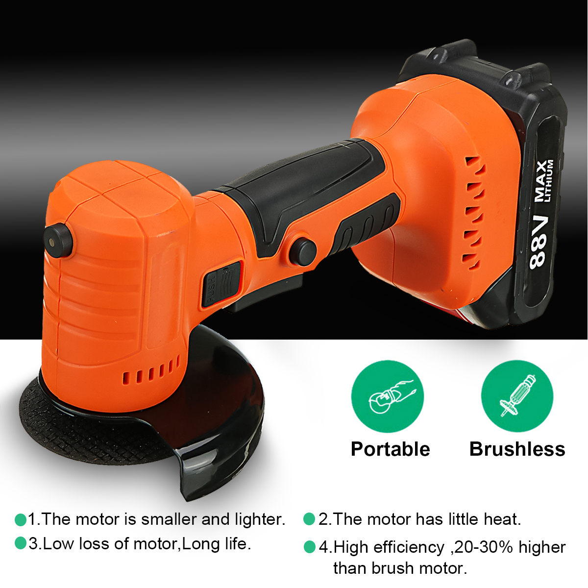 88VF-Mini-Brushless-Angle-Grinder-Cordless-Electric-Polishing-Grinding-Machine-For-Makita-18V-Batter-1908899-3