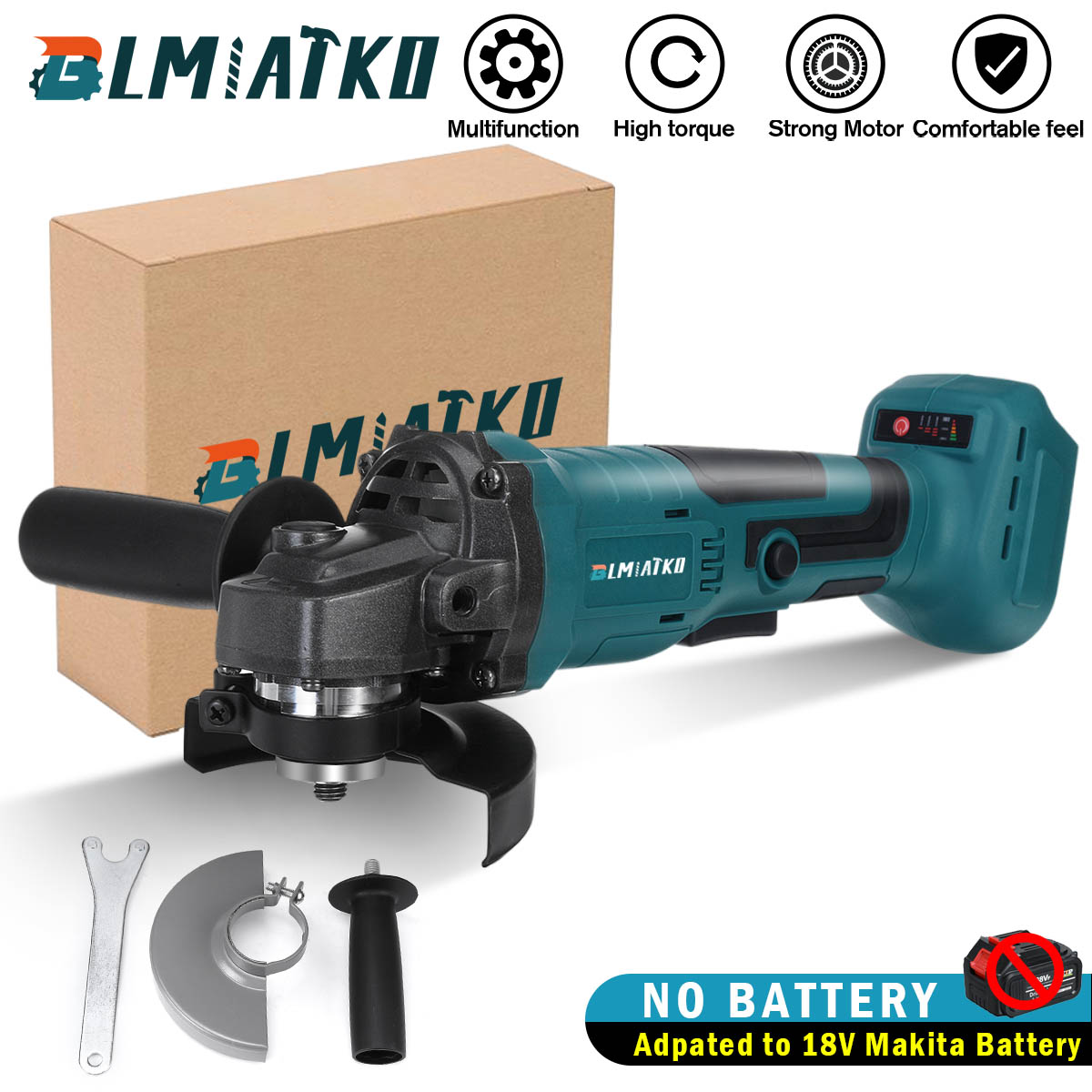 BLMIATKO-18V-800W-Lithium-Battery-Brushless-Angle-Grinder-100MM-11000RPM-Rechargeable-Polishing-Sand-1638251-1