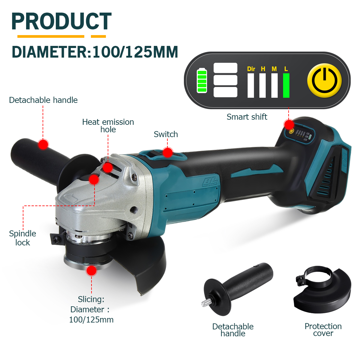 BLMIATKO-18V-860W-4-Speed-Regulated-Cordless-Brushless-Angle-Grinder-For-Makita-Battery-Electric-Gri-1715153-5
