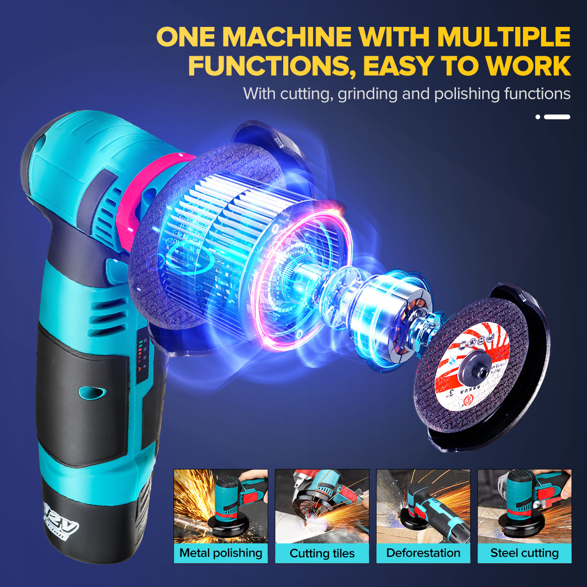 BLMIATKO-2000RPM-500W-12V-Professional-Compact-Angle-Grinder-Metal-Cutting-Polishing-Tool-W-12PCS-Ba-1853116-3