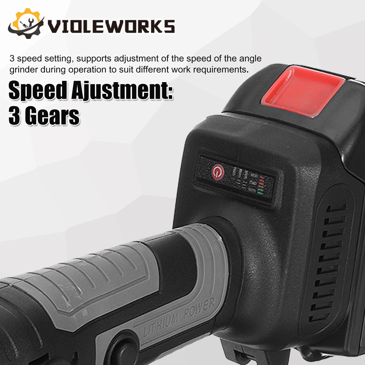 VIOLEWORKS-288VF-125mm-Cordless-Angle-Grinder-3-Gears-Brushless-Electric-Metal-Stone-Wood-Cutting-Po-1839464-4