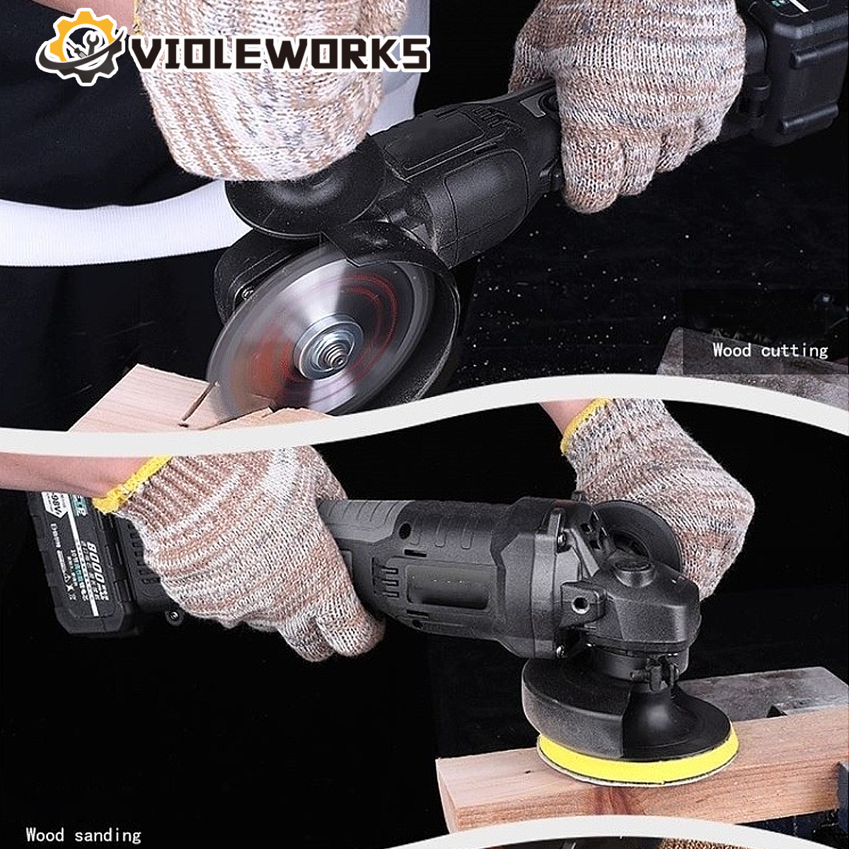 VIOLEWORKS-288VF-125mm-Cordless-Angle-Grinder-3-Gears-Brushless-Electric-Metal-Stone-Wood-Cutting-Po-1839464-7