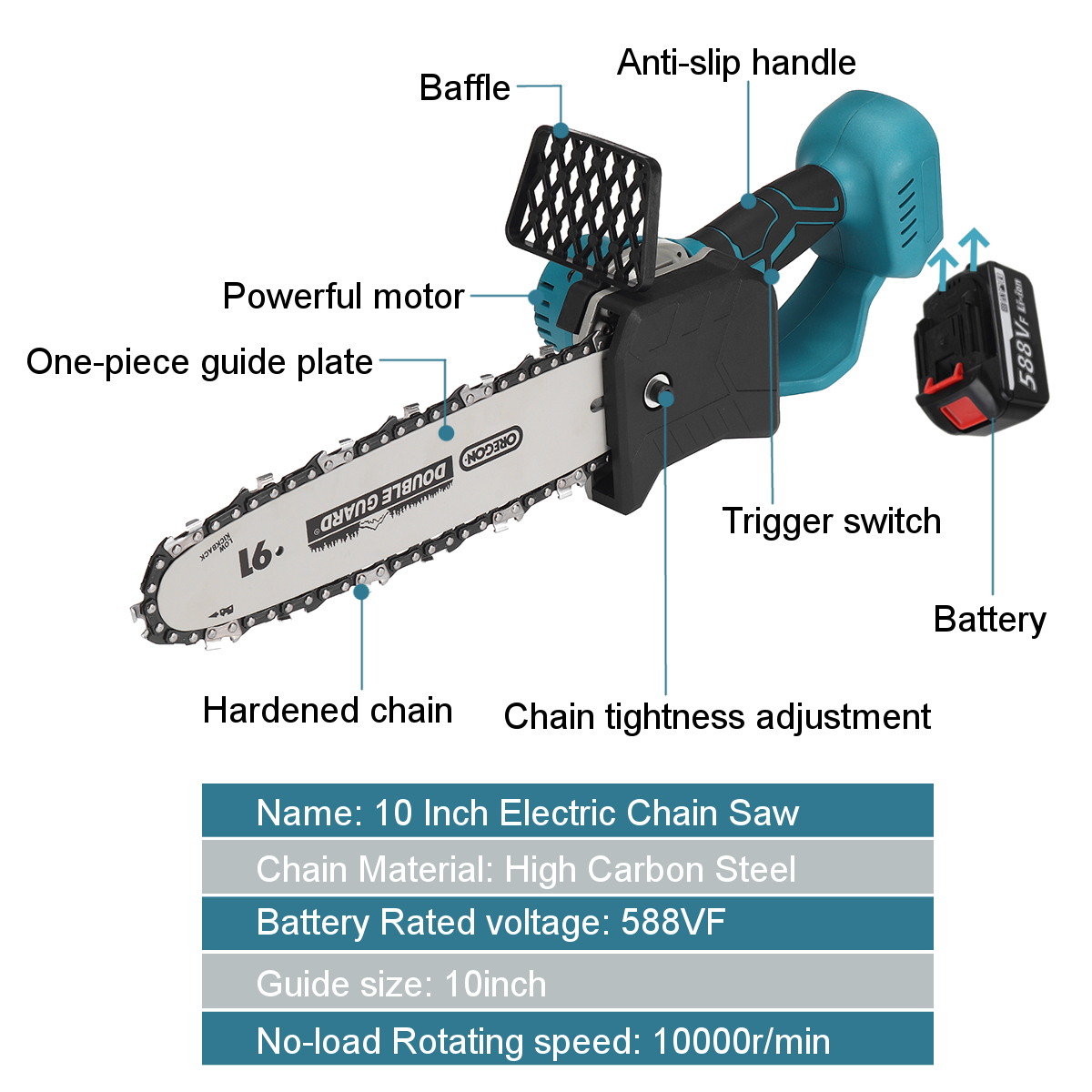 10-Inch-588VF-Electric-Chain-Saw-Woodworking-Tool-Portable-Chainsaws-w-1pc2pcs-Battery-For-Cutting-P-1823938-9