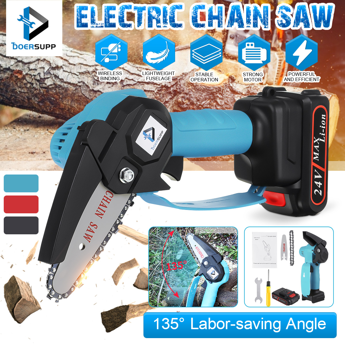 1000W-4Inch-Cordless-Electric-Chain-Saw-Wood-Mini-Cutter-One-Hand-Saw-Woodworking-Tool-W-None1pc-Bat-1833244-1