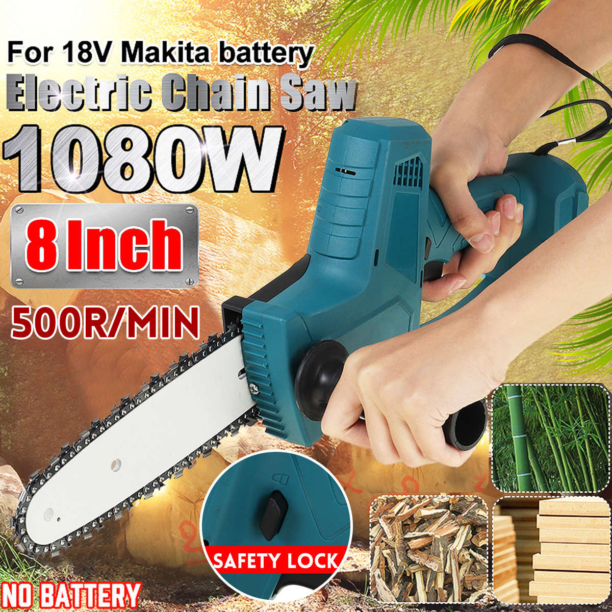 1080W-8-Inch-500rmin-Electric-Chain-Saw-Wood-Cutter-For-Makita-18V-Battery-1733330-1