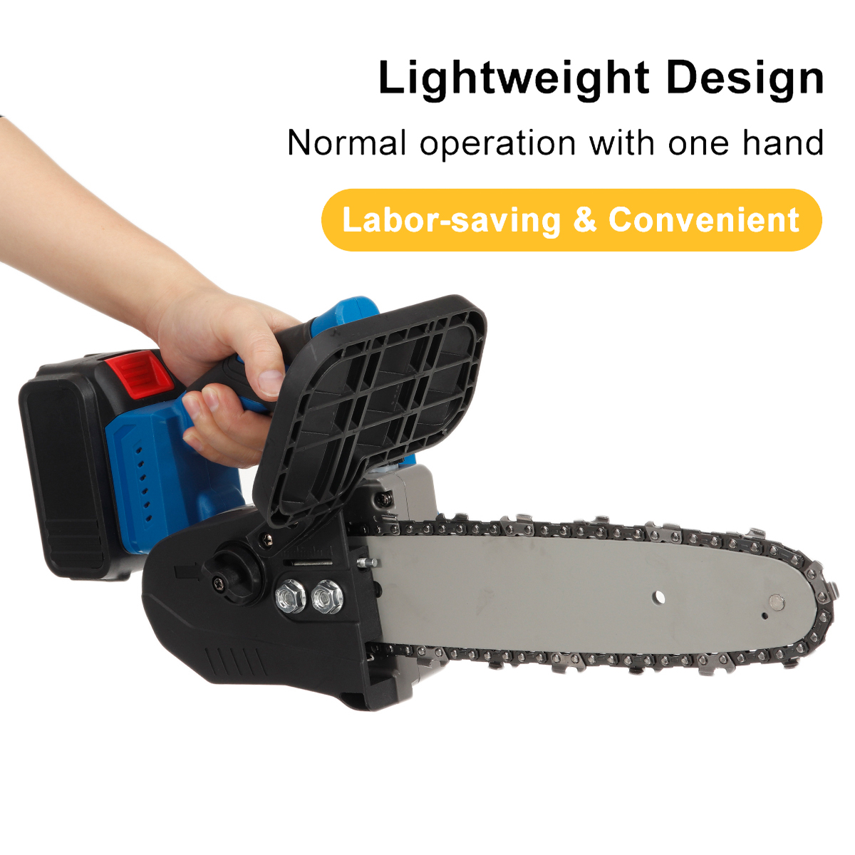 10in-Rechargeable-Brushless-Electric-Chain-Saw-One-Hand-Saw-Woodworking-Wood-Cutter-W-1-or-2-pcs-Bat-1851012-3