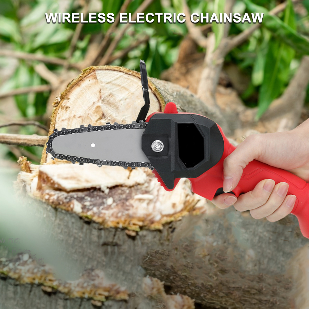1200W-4inch-Cordless-Electric-Chain-Saw-One-Hand-Saws-Woodworking-W-1pc-7500mAh-Battery-1799707-1