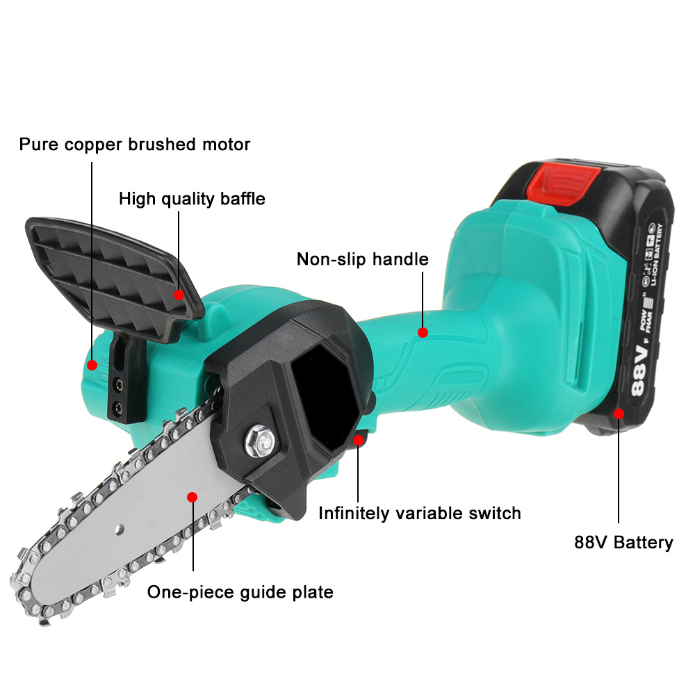 1200W-4inch-Cordless-Electric-Chain-Saw-One-Hand-Saws-Woodworking-W-1pc-7500mAh-Battery-1799707-6