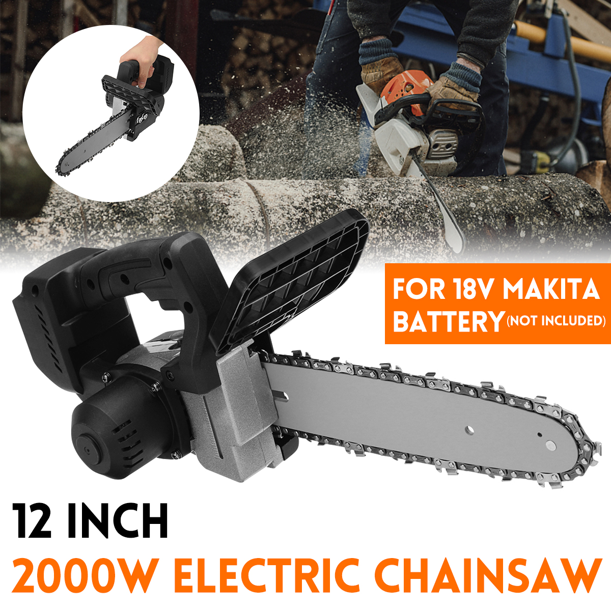 2000W-12Inch-Electric-Chainsaw-Wood-Cutter-Woodworking-Chain-Saw-for-Makita-18V-Battery-1823404-2