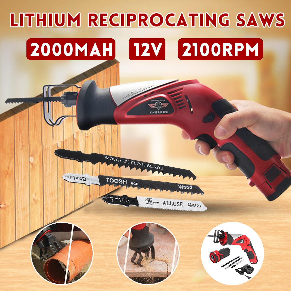 2000mAh-Li-Ion-12V-Cordless-Electric-Reciprocating-Saw-Rechargeable-For-BOSCHT118A-T127D-1583617-1