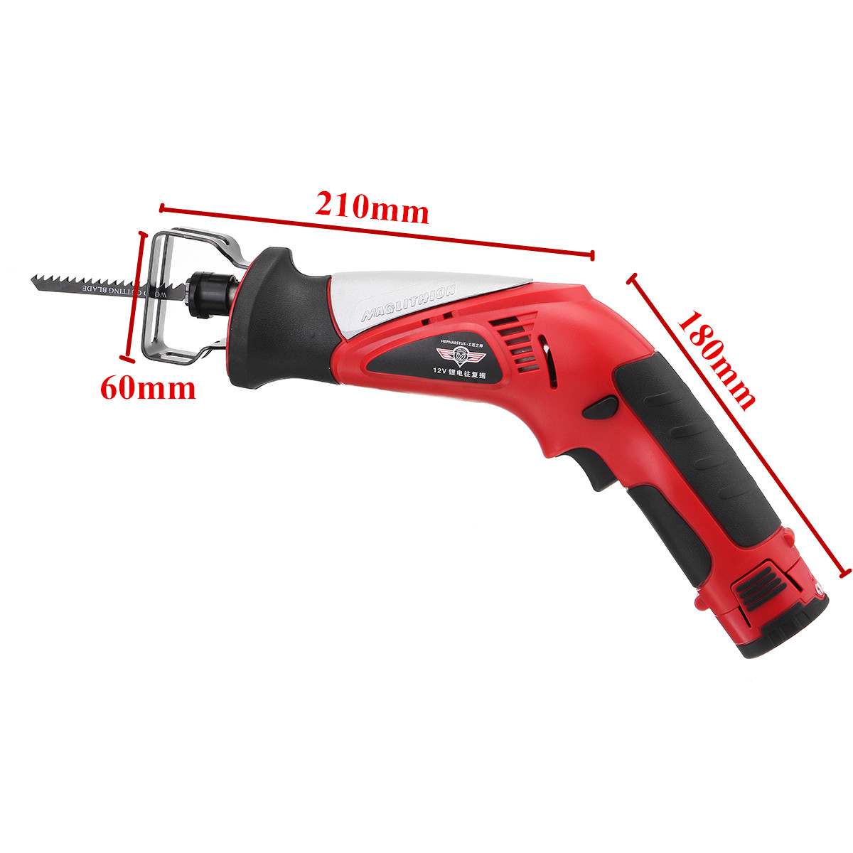 2000mAh-Li-Ion-12V-Cordless-Electric-Reciprocating-Saw-Rechargeable-For-BOSCHT118A-T127D-1583617-9