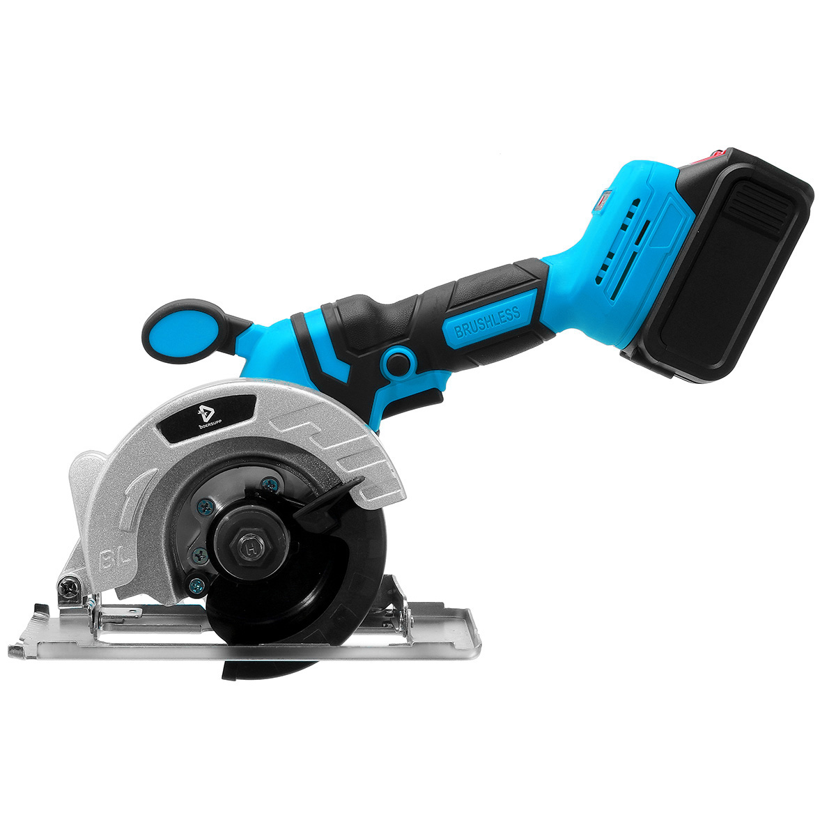 20V-125MM-Electric-Cordless-Brushless-Circular-Saw-Auxiliary-Handle-Household-Woodworking-Tools-DIY--1907960-11