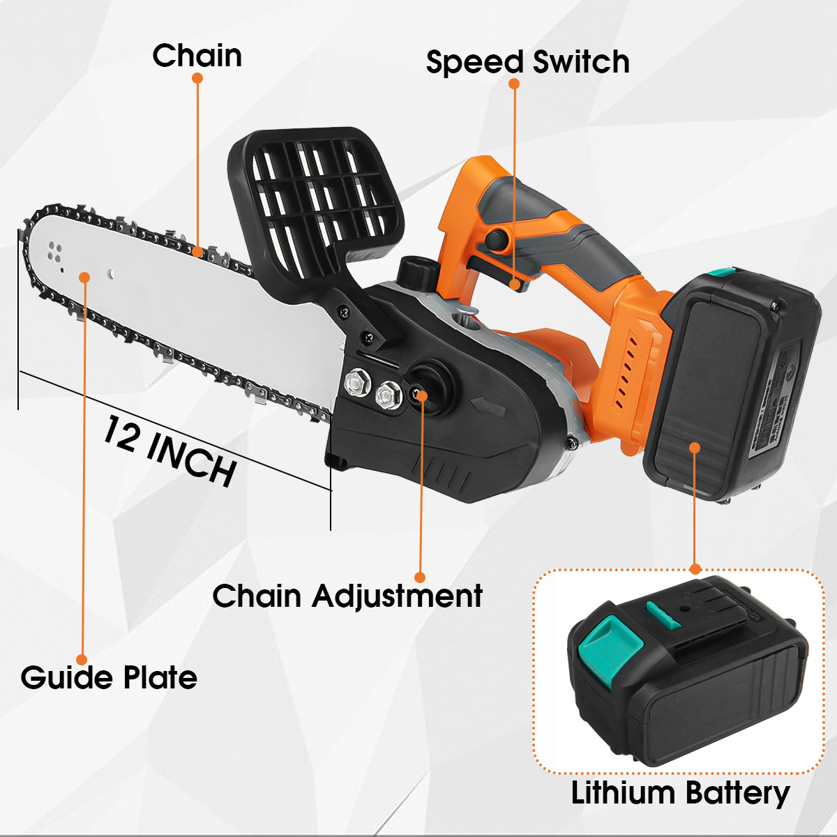 21V-12-Brushless-Cordless-Saw-Chain-Saw-High-Power-Portable-Electric-Chainsaws-Woodworking-W-Battery-1837403-4