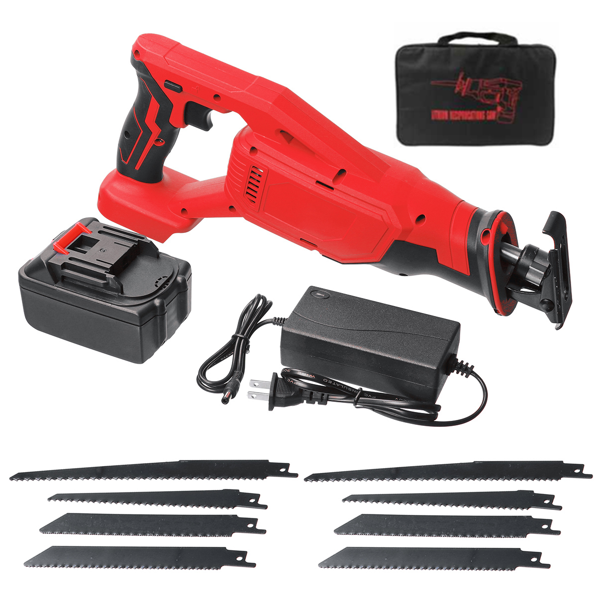 21V-1800mAH-Cordless-Reciprocating-Saw-5000Rpm-Branch-Saw-Electric-Professional-Recipro-Saw-W-8-Blad-1861677-6