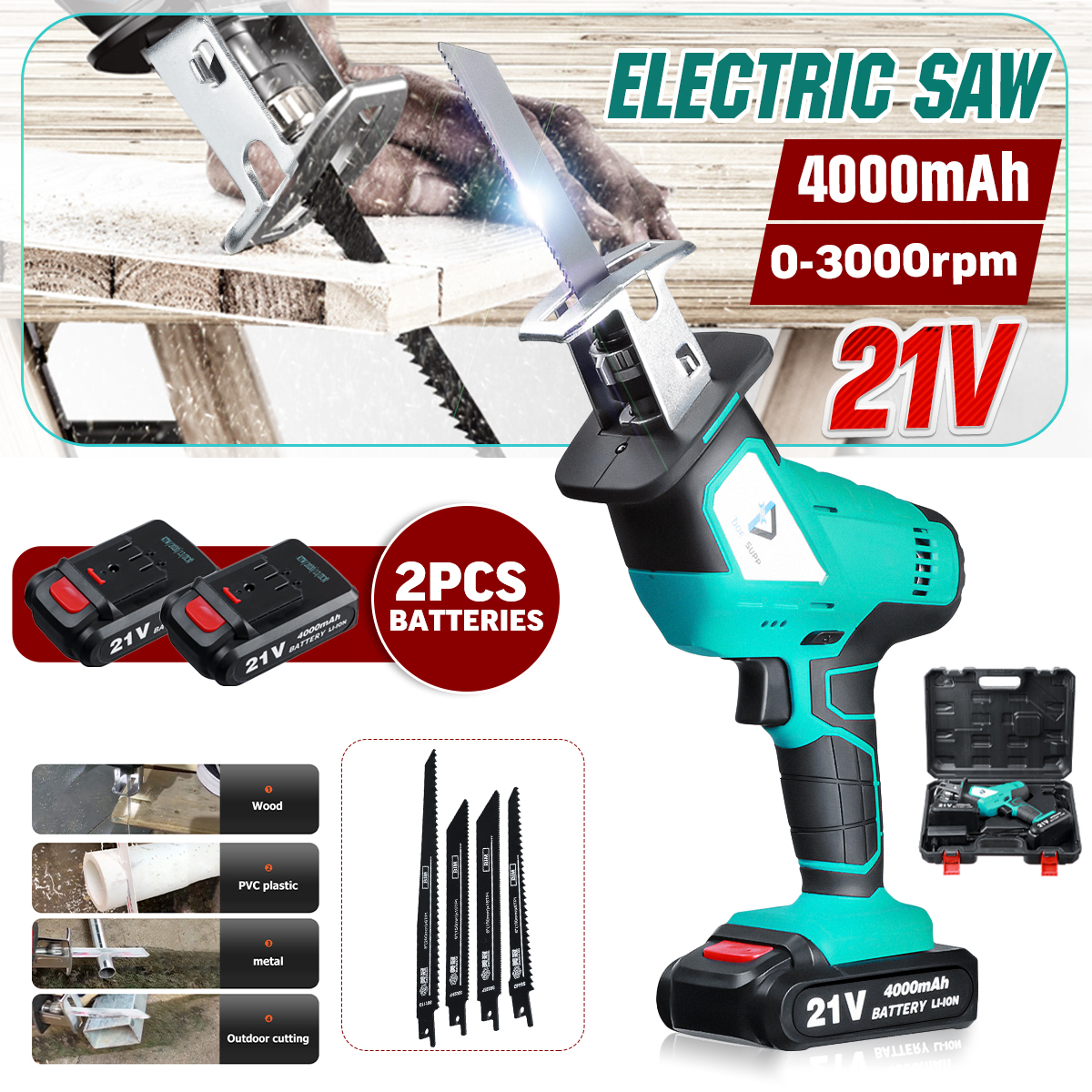 21V-3000RPM-Electric-Cordless-Reciprocating-Saw-For-Wood-Metal-Cutting-With-Battery-1805607-1