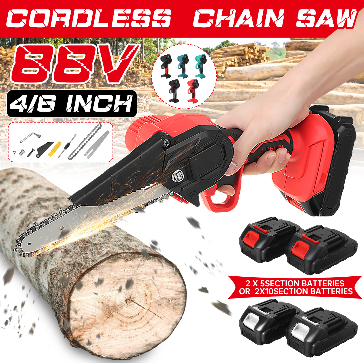 21V-46-Inch-Cordless-Electric-Chain-Saw-One-Hand-Saw-Mini-Portable-Woodworking-Wood-Cutter-W-2pcs-Ba-1880984-1