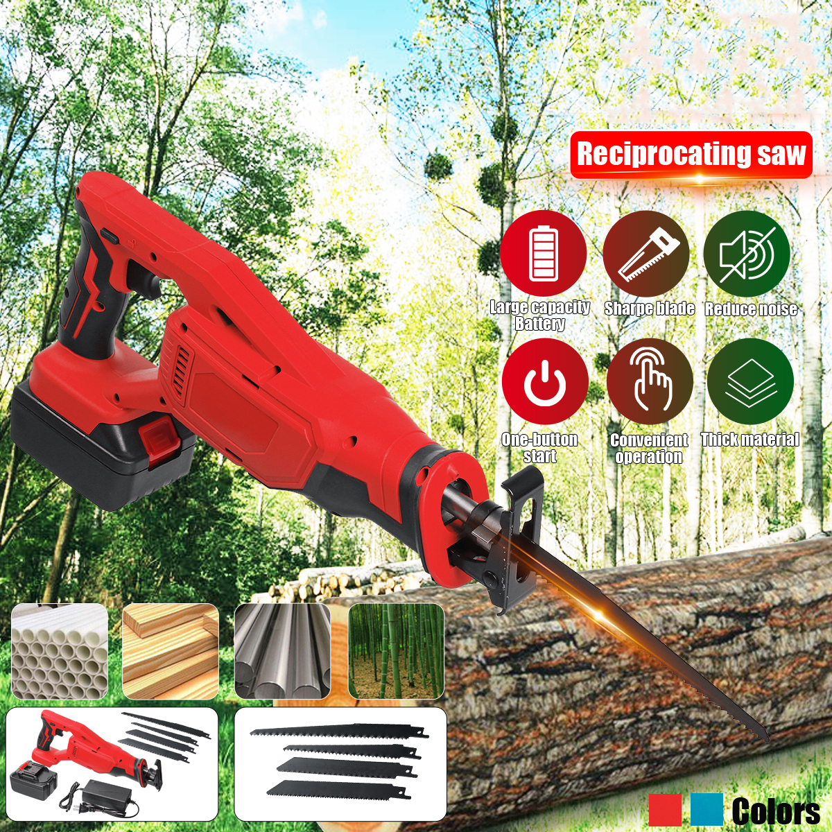 21V-5000Rpm-Reciprocating-Saw-Professional-Electric-Branch-Cutter-Recipro-Saw-W-1pc-Battery-1818077-1