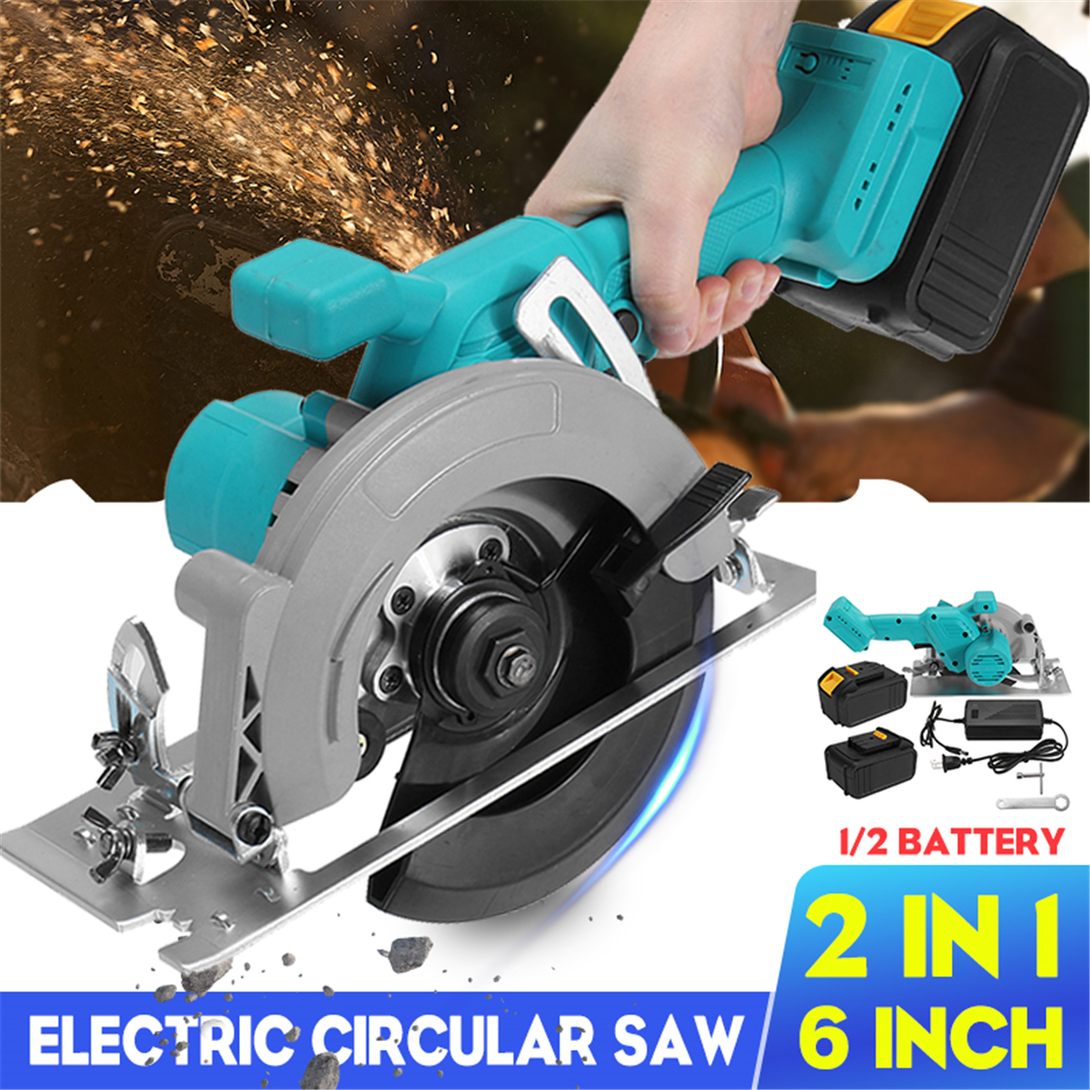 21V-6-Inch-Cordless-Electric-Circular-Saw-45deg-Curved-Cutting-Adjustable-With-12-Batteries-For-Wood-1804527-1