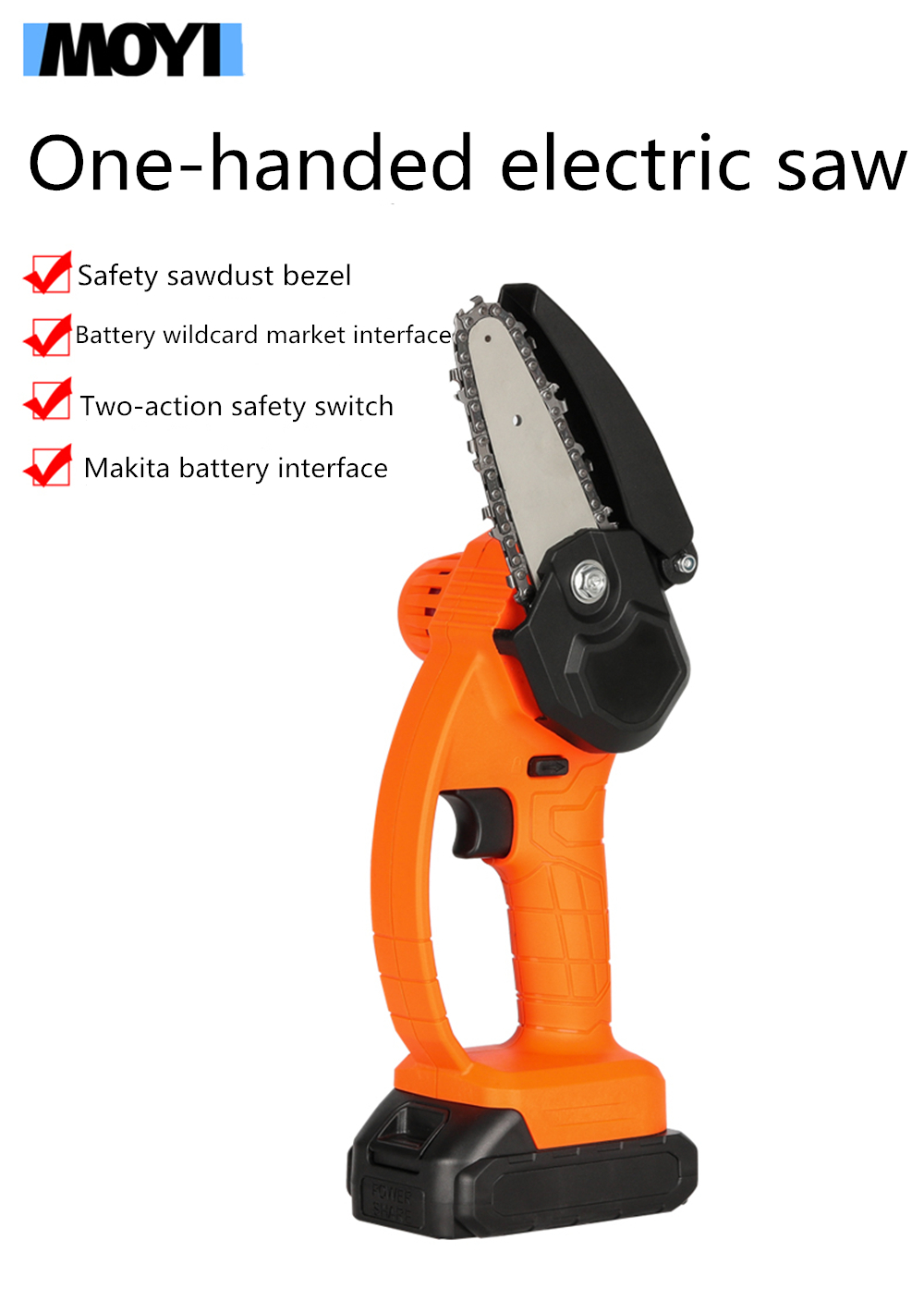 21V-Cordless-Electric-Chain-Saw-One-Hand-Woodworking-Wood-Cutter-W-1or-2-Batteries-1813926-2