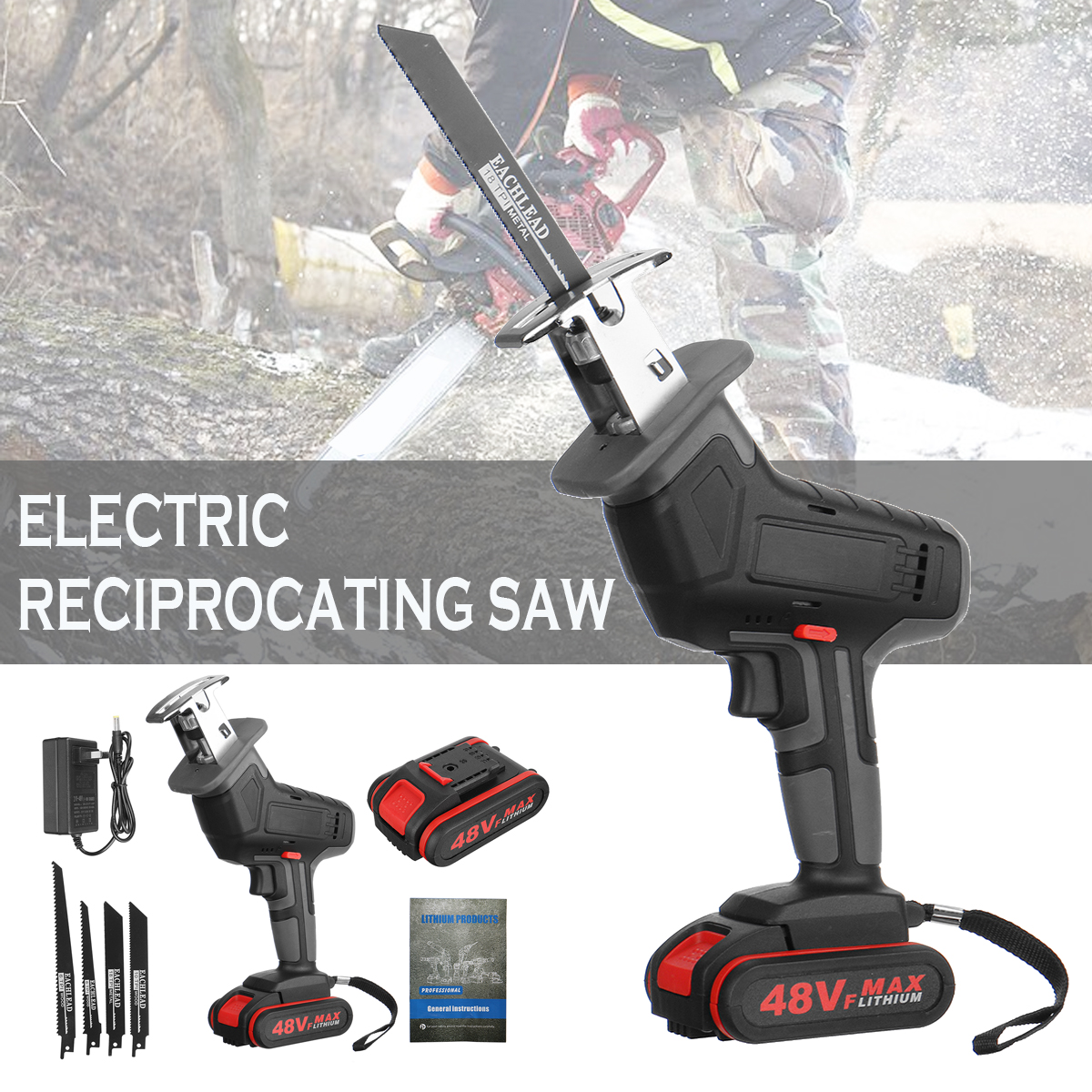 21V-Cordless-Electric-Reciprocating-Saw-Wood-Metal-Cutting-Pruning-With-Battery-1669868-2