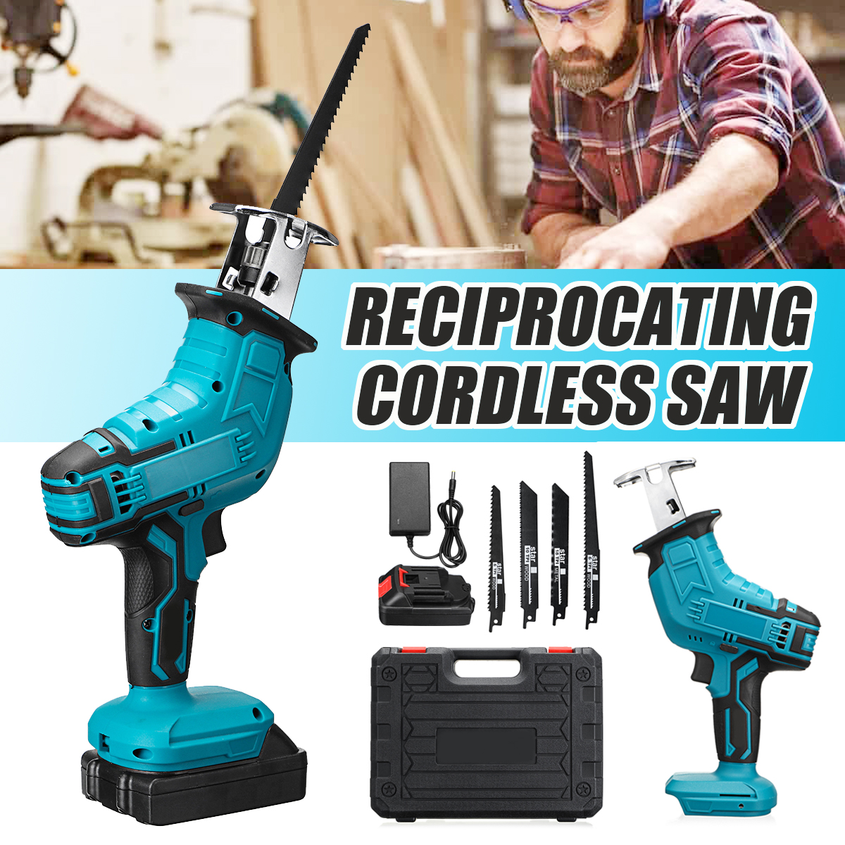 21V-Cordless-Reciprocating-Saw-Electric-Sabre-Saw-Woodworking-Wood-Metal-Cutting-Tool-1762480-2