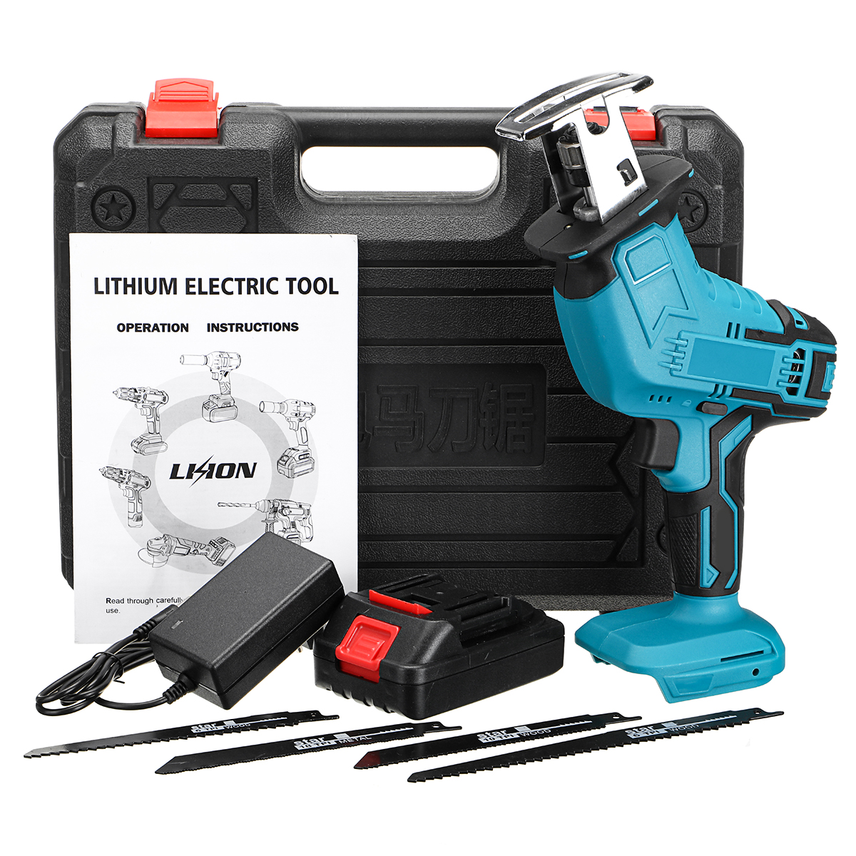 21V-Cordless-Reciprocating-Saw-Electric-Sabre-Saw-Woodworking-Wood-Metal-Cutting-With-1-Battery-1774259-2