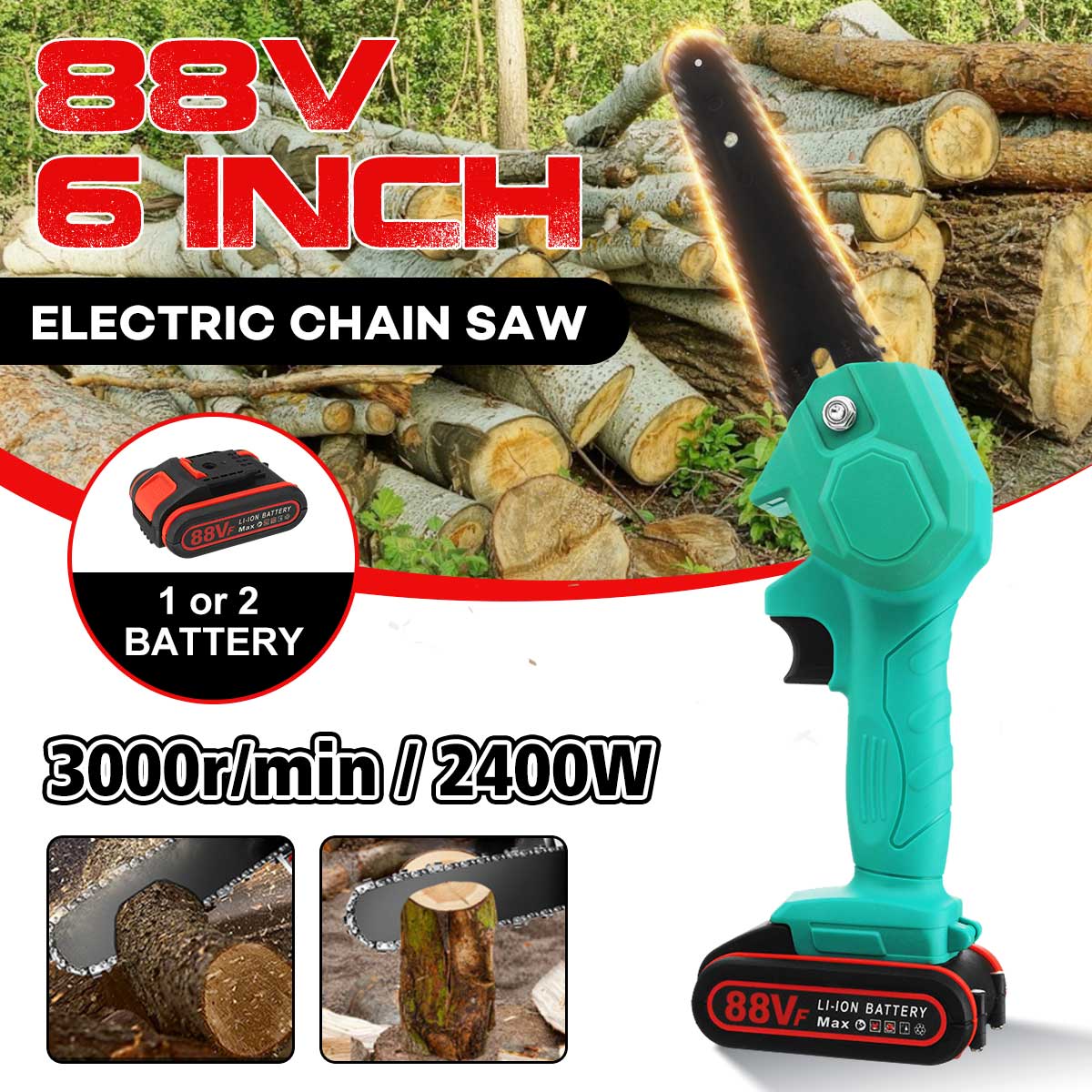 21V-Portable-Electric-Pruning-Saw-Rechargeable-Woodworking-Electric-Chain-Saw-W-12pcs-Battery-1807552-2