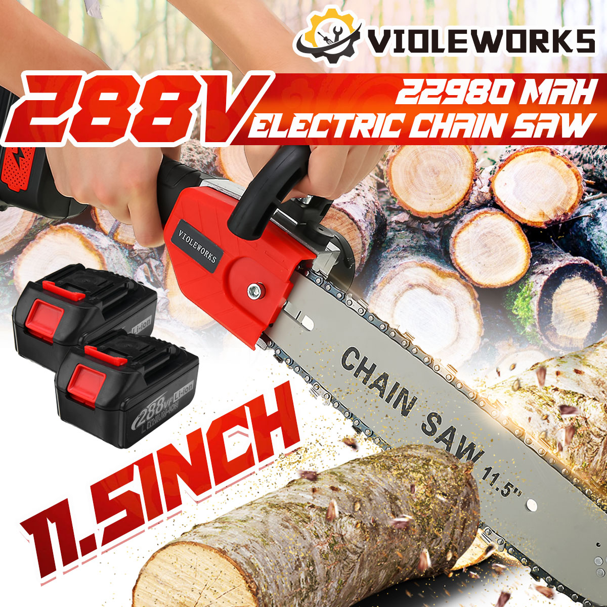 288VF-12-3200W-Electric-Chain-Saw-Cordless-One-Hand-Saw-Woodworking-Tool-W-None12pcs-Battery-1854124-1