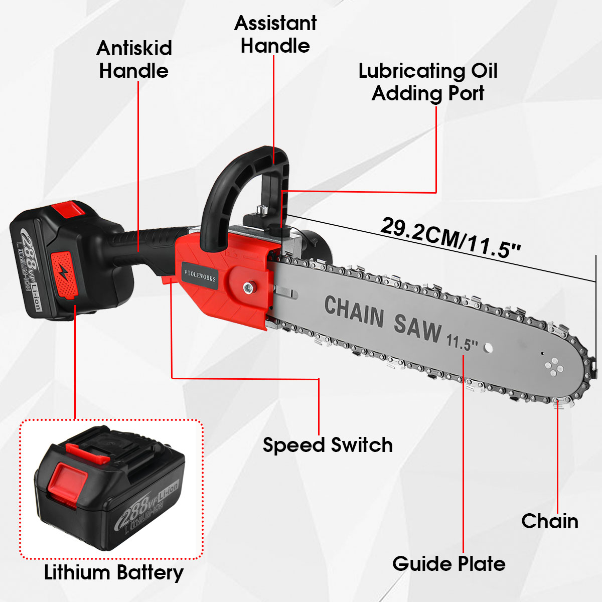 288VF-12-3200W-Electric-Chain-Saw-Cordless-One-Hand-Saw-Woodworking-Tool-W-None12pcs-Battery-1854124-6