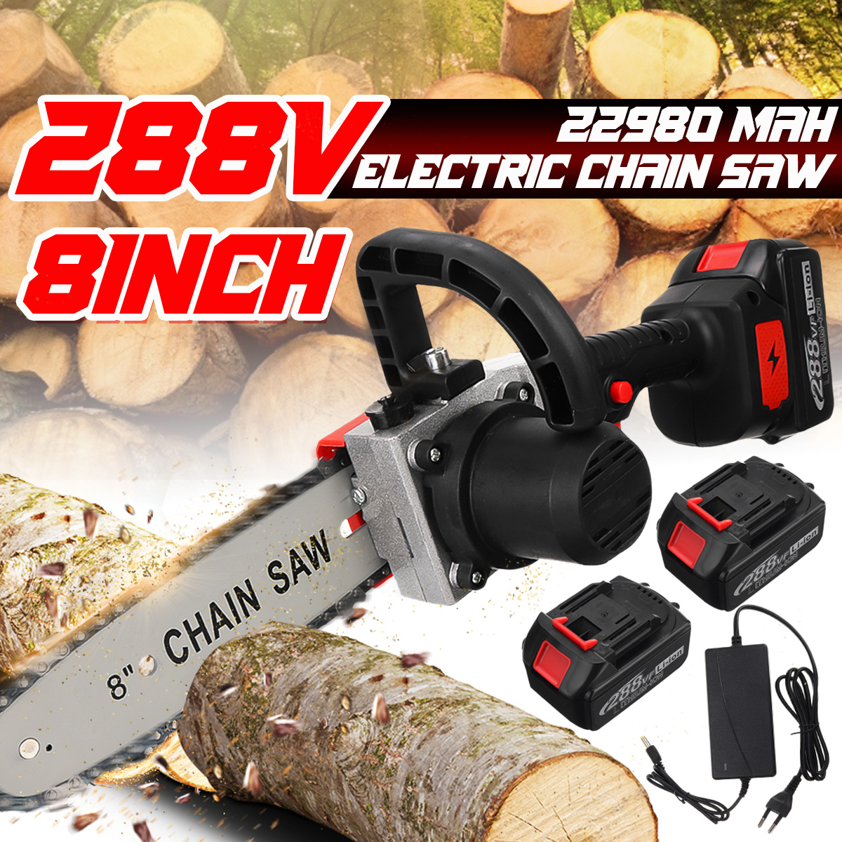 288VF-8Inch-Electric-Chain-Saw-Cordless-One-Hand-Chainsaw-Woodworking-Tool-W-12None-Battery-1845268-1